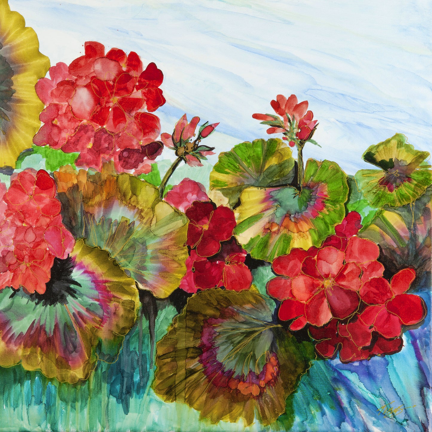 Mom's Geraniums #2 (106)